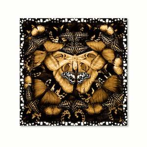 Gold Versace Butterflies  |  Print  |  by Sally Tagg