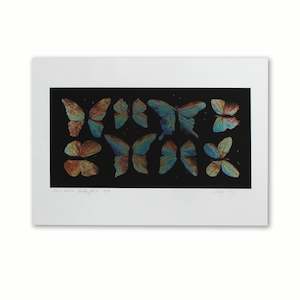 Kawakawa Butterflies  |  Print  | by Sally Tagg