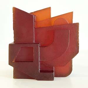 Solv No.4, Dark Orange  |  Sculpture  |  by Levi Hawken