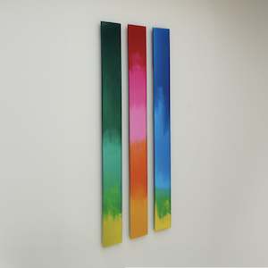 Chromatic Awakening (Triptych) | Mixed Media | Hollie O'Neill