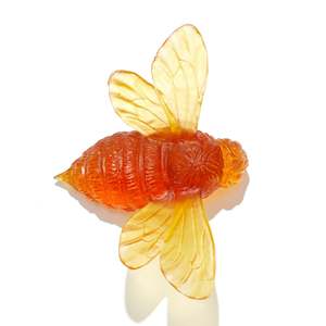 Bee, New Yellow  |  Cast Glass  |  by Luke Jacomb Studio