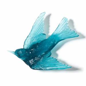 Swallow, Jade  |  Cast Glass  |  by Luke Jacomb Studio