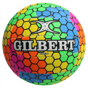 GILBERT NETBALL GLAM HEXAGON BALL 28686