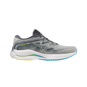 Mizuno Wave Rider 27 Mens Pearl Blue/White/Bolt