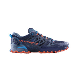 La Sportiva Bushido III (Wide) Mens Deep Sea/Cherry Tomato