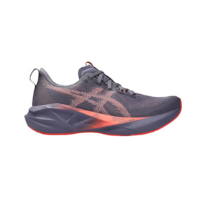 Asics Novablast 5 (D Standard) Mens Greyish Purple/Coral Reef