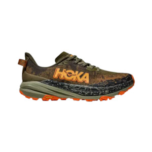 Hoka Speedgoat 6 (2E Wide) Mens Antique Olive/Squash