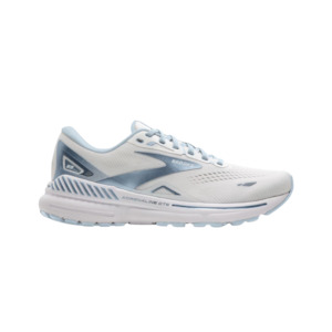 Womens Shoes: Brooks Adrenaline GTS 23 Womens White/Illusion Blue