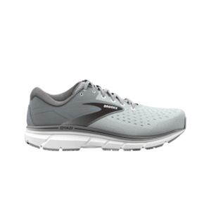 Mens Structured Shoes: Brooks Dyad 11 (2E Wide) Mens Grey/Black/White