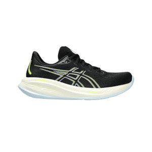 Asics Gel-Cumulus 26 (2E Wide) Mens Black/Safety Yellow