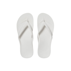 Archies Arch Support Jandals White