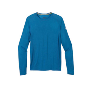 Smartwool Merino Sport Ultralite Long Sleeve Mens Light Neptune Blue