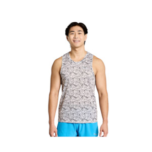 Saucony Stopwatch Graphic Singlet M Lunar Rock Camo Print