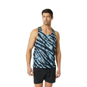 Asics Ventilate Actibreeze Singlet AOP M Azure/Performance Black