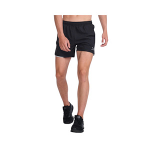 2XU Aero 5in Shorts M Black/Silver Reflective