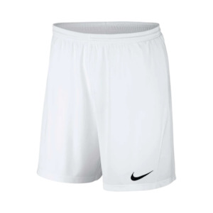 Nike Park III Mens Knit Short White