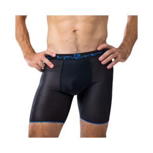 Mens Shorts: T8 Mens Commandos Black/Blue