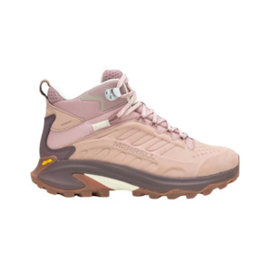 Womens Outdoor Walking: Merrell Moab Speed 2 Leather Mid Waterproof Womens Adobe Rose