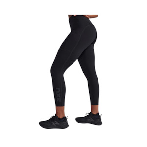 Womens Clothing: 2XU Form Stash Hi-Rise Compression Tight 7/8 Womens Black