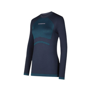 Womens Clothing: La Sportiva Synth Light Long Sleeve Womens Blue/Lagoon