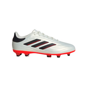 Kids Football: Adidas Copa Pure II League FG Junior Ivory/Core Black/Solar Red