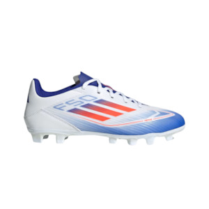 Adidas F50 Club FxG Cloud White/Solar Red/Lucid Blue