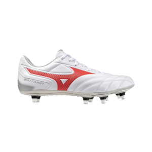 Football Rugby: Mizuno Waitangi II CL SG (Super Wide) White/Radiant Red