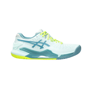 Asics Gel-Resolution 9 (D Wide) Womens Soothing Sea/Gris Blue