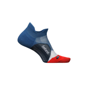 Accessories Socks: Feetures Elite Light Cushion No-show Tab Atmospheric Blue