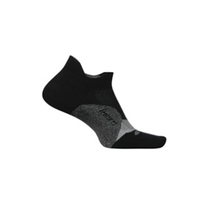 Feetures Elite Light Cushion No Show Tab Black