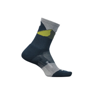 Feetures Trail Max Cushion Mini Crew Navy Summit