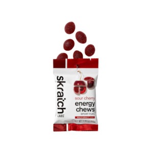 Skratch Labs Energy Chews Sour Cherry (Caffinated) 50g