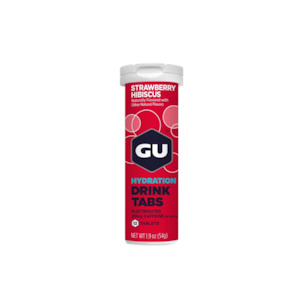 GU Hydration Drink Tablets Strawberry Hibiscus