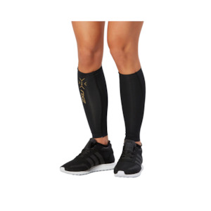 2XU Light Speed Compression Calf Guards Black/Gold