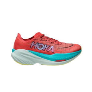 Hoka Mach X 2 (B Standard) Womens Grapefruit/Electric Coral