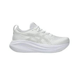 Asics Gel-Nimbus 27 (B Standard) Womens White/Glacier Grey