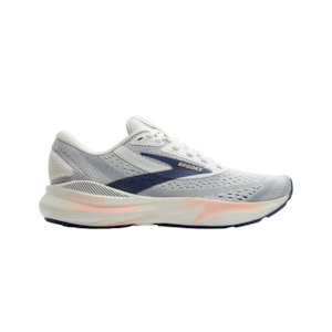 Brooks Adrenaline GTS 24 Womens (B Standard) Grey/Blue Ribbon/Peach