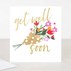 Bed: Card - Get Well Soon