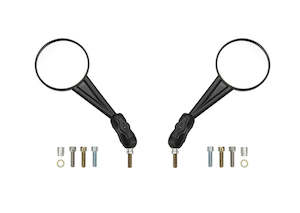 Mirrors: DoubleTake Enduro Mirror Kit - Short Arms