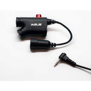 Throat Mics: iASUS Adaptor A Motorola / Uniden Single Pin