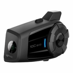 Sena 10C EVO Intercom HD with 4k Camera and 1.6km Range (single unit)