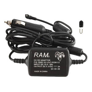 Accessories 2: RAM Cigarette Power Adaptor - 10.8-28V DC TO 5.3V DC