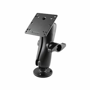 RAM Square 100mm VESA Base Plate - D Series with Arm and Round Base