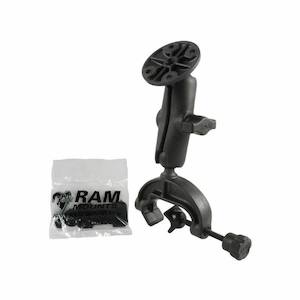 RAM Yoke Clamp Base with Round Plate - Medium Arm - Composite