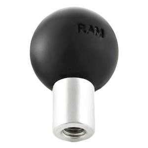 Motorcycle: RAM Ball - B Series 1" - with female 1/4" x 20 Threaded Hole