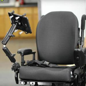 RAM X-Grip Universal Cradle for 10" Tablets with Wheelchair Tough-Claw Mount