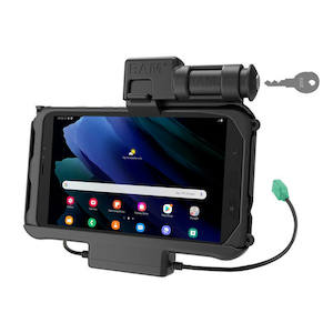 RAM EZ-Roll'r Cradle for Samsung Galaxy Tab Active 2 / 3 - Power & Data, Locking