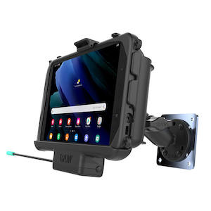 RAM EZ-Roll'r Cradle for Samsung Galaxy Tab Active - Powered with Backing Plate