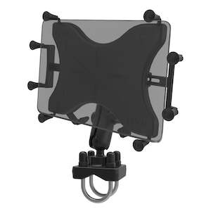 RAM X-Grip Universal Cradle for 10" Tablets with U-Bolt Base (Double) - C Series