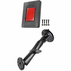 Radar Detectors: RAM Radar Detector Mount - Suction Cup Base - Long Arm